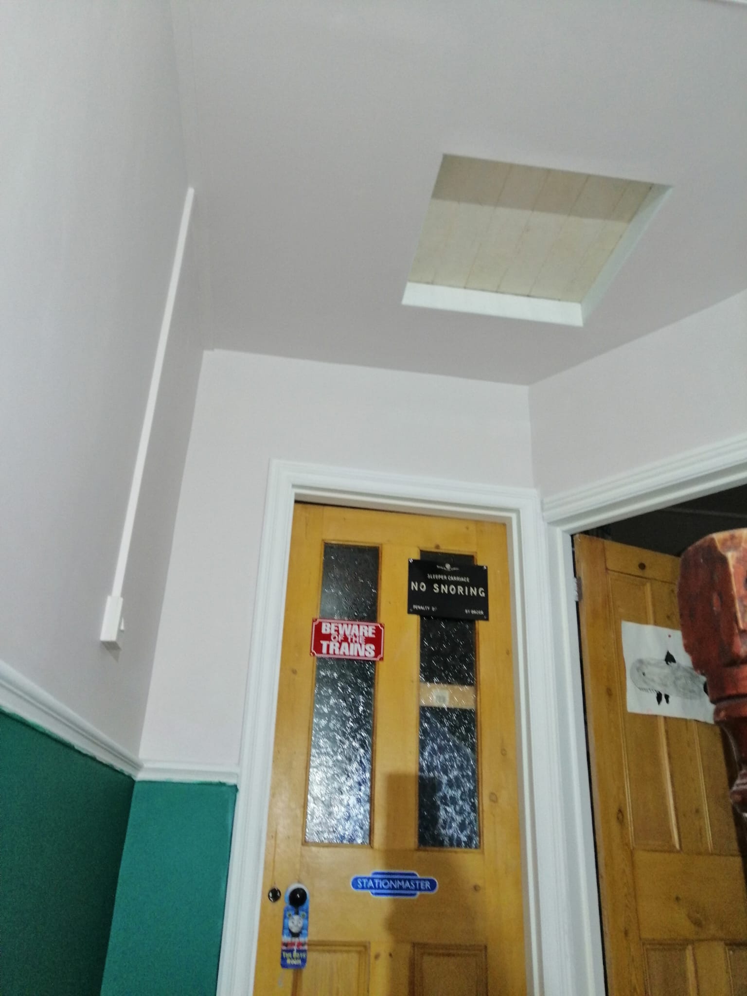 Beutifully restored home interior.